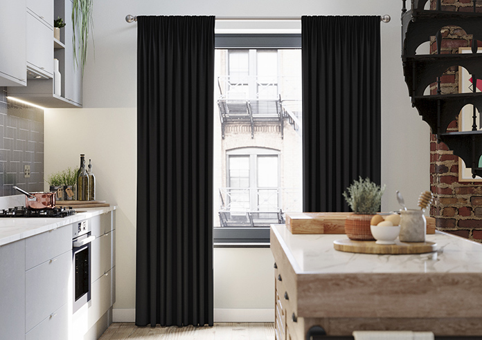 Norleigh, Noir - Made to Measure Curtains - Image 3